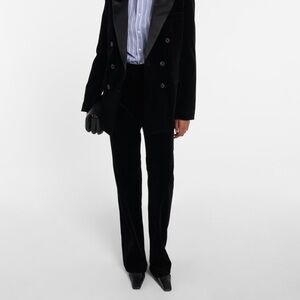 Black Velvet Suit Set